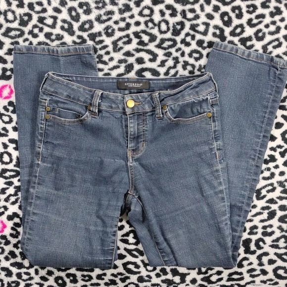 Liverpool Jeans Company Denim - Liverpool 🌟 4 For $15 Stretchy Cotton Straight Leg Denim Jeans Inseam 27"